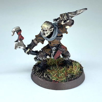 Ork Tracker LOTR - Warhammer / Herr der Ringe bemalt Metall X18296