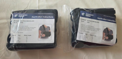2 PACK - ADVANCED ORTHO VELPEAU IMMOBILIZER 2207- NEW - FREE SHIPPING