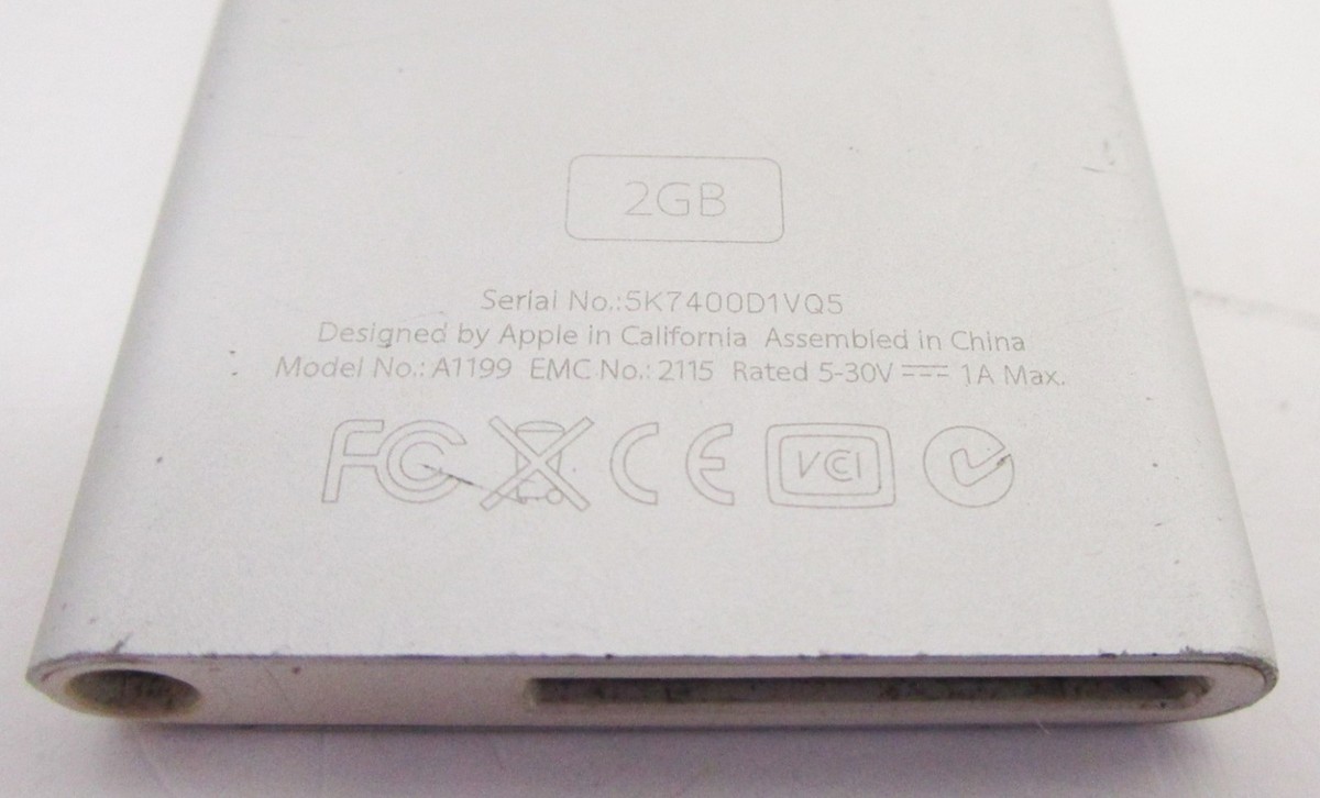 APPLE iPod Nano (2nd Gen) 2GB Model A1199 Silver MA477LL | eBay