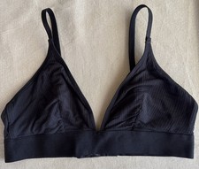 Negative Size 3 Glace Triangle Bra Black Wireless