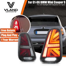 Smoked Vland Tail Light For Mini Cooper R50r52r53 2001-2006 Wsequential Signals Smoked Vland Tail Light For Mini Cooper R50r52r53 2001-2006 Wsequential Signals