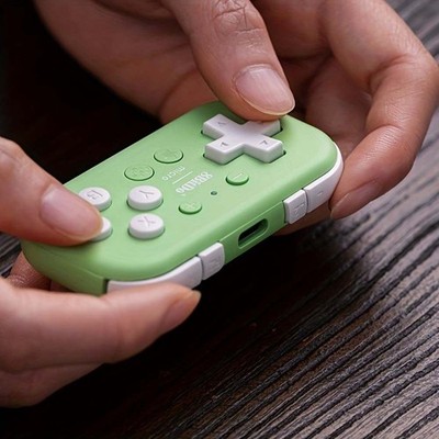 Portable BT-Enabled Precise Accurate Sturdy 8BitDo Micro BT Mini Game Controller