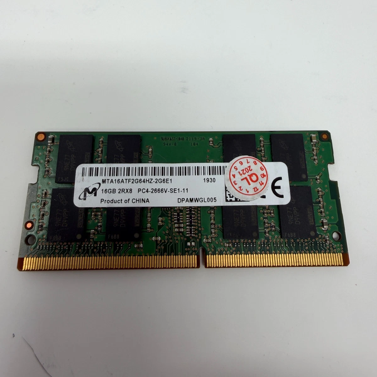Micron DDR4 SDRAM Memory (RAM) 1 Modules for sale | eBay