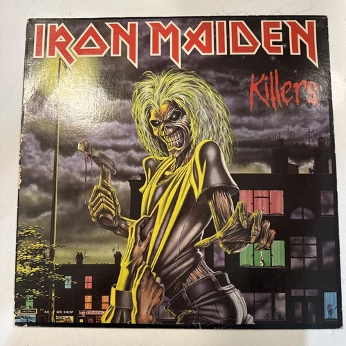 Iron Maiden Killers 1981 LP Vinyl Original Rare Vintage St 12141 Heavy Metal