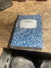 Composition Notebooks COLLEGE Ruled Black Marbled 100 Sheet Pen Gear 10 Pack