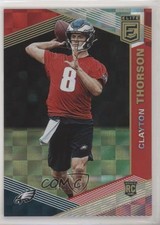 2019 Panini Donruss Elite Rookies Red /299 Clayton Thorson #135 00e1