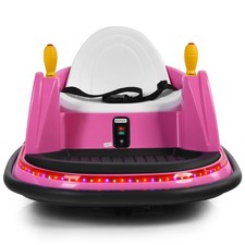 6V Vehicle 360  Spin Race Toy Kids Ride On Bumper Car w/ Remote Control Pink