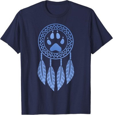 Wolf Paw Dreamcatcher Wolves Dream Catcher Vintage Graphic T-Shirt