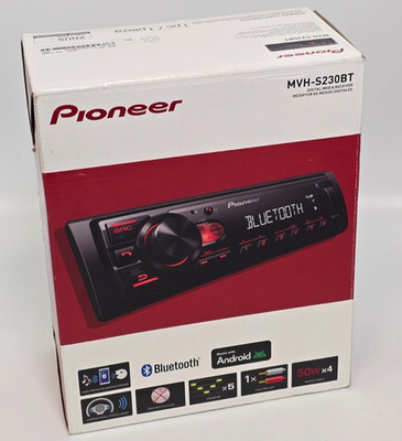 Pioneer MVH-S230BT Bluetooth USB 50W x4 Receiver *NEW -Open Box