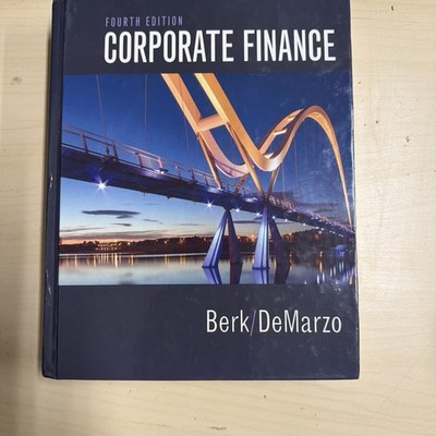 Pearson Corporate Finance - 4th Edition Book - Berk/DeMarzo