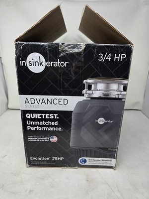  Insinkerator Evolution .75  3/4HP Advanced Series Food Waste Disposer
