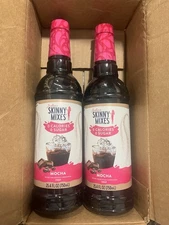 Jordan's Skinny Syrups Sugar Free Coffee Syrup, MOCHA- 25.4oz, X2, 08/26