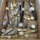 Vintage Men’s & Ladies Estate Junk Watch Lot Quartz Watches - SOLD AS IS