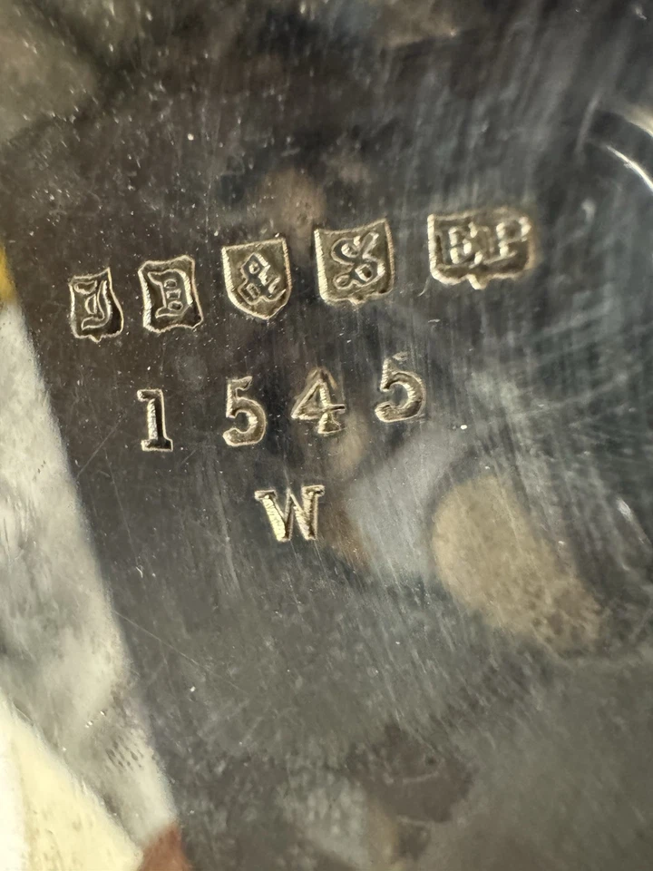 Cesta de boda 5230 antigua enchapada en plata ornamentada James Dixon & Sons 1750-1850 Foto 4 de 4