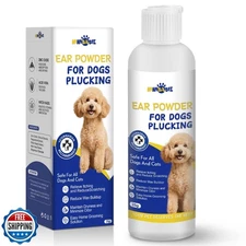 Ninibabie Dog Ear Powder for Hair Removal,Ear Cleaner for Itching,Infection T