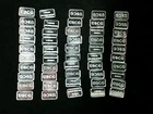 Lot Of (50) 1 Gram .999 Silver USCG BARS #7472