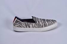 Rothy's Women's The Original Slip On Sneaker Maritime Tiger Navy White Size 8