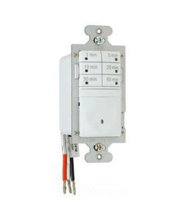 Pass & Seymour 7-Button Timer Switch RT1WCCV4 White 600W New Sealed