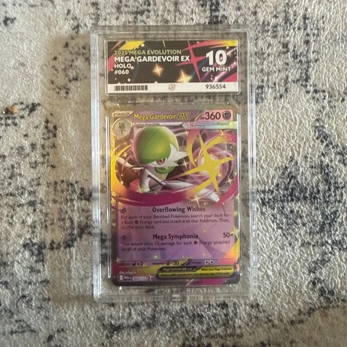Ace Grading 10 Mega Gardevoir EX Holo 060 Mega Evolutions Pokémon Perfect Subs