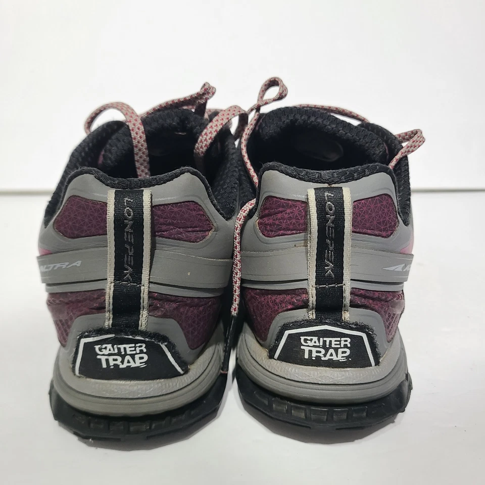 B51 Altra Women's Lone Peak 3.5 Trail Running AFW1755F-1 Purple/Grey Size 10M - Image 4 of 4