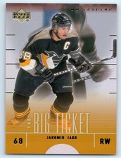 2000-01 Upper Deck #BT9 JAROMIR JAGR UD Reserve The Big Ticket