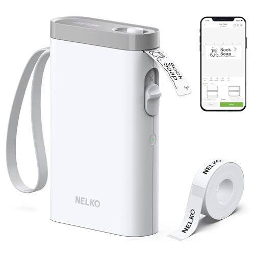 Bluetooth Label Maker P21 with Tape - Wireless White Label Printer