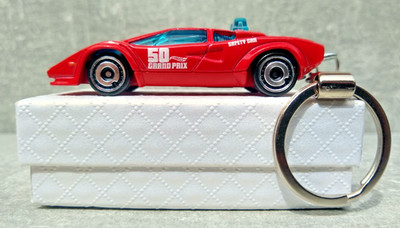 Lamborghini Countach Pace Auto Hot Wheels Schlüsselanhänger Schlüsselring KOSTENLOSER VERSAND