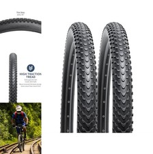 Mountain Bike Tires 26x2.40 Folding 2 Pack Clincher 40-65psi For Off Road