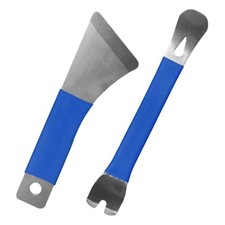 Car Trim Removal Metal Tool, Stainless Steel Pry Bar Removal Tools 2PCS Blue
