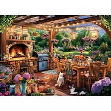 300 Pieces Puzzles for Adults Manor Cat Jigsaw Puzzles 300 Piece for Childr...
