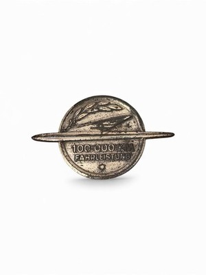 Opel 100,000 KM Fahrleistung German Automobile Award Badge 3-5/8''