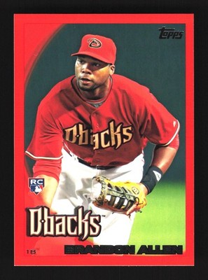 Brandon Allen Arizona Diamondbacks 2010 Topps Red Border #330 SN /299