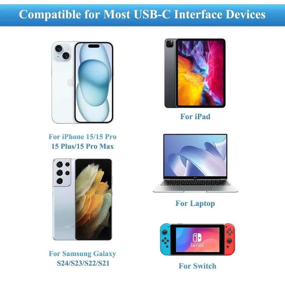 Carplay Car Cable Type C to C Cable for iPhone 16 15/iPhone 16 Pro 16 Max - Image 3 of 4