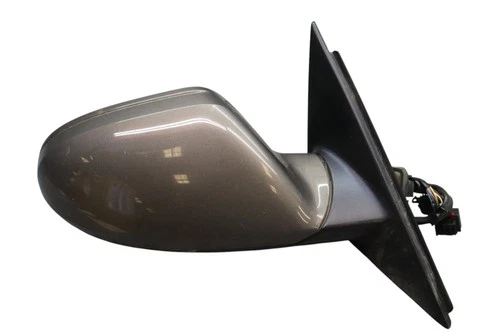 12-18 Audi A6 Front Right Side Door Rear View Mirror Assembly Brown Oem
