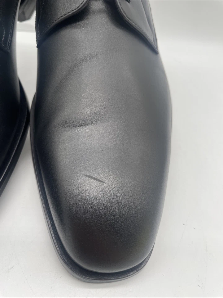 Hugo Boss Mens Black Leather Formal Shoes Lisbon Derby UK 9.5 EU 43.5 BNWOB - Image 3 of 4