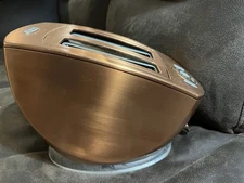 Rare Jenn-Air Attrezzi Copper Toaster 2 Wide Slot Kitchen JTO500EAAU Tested