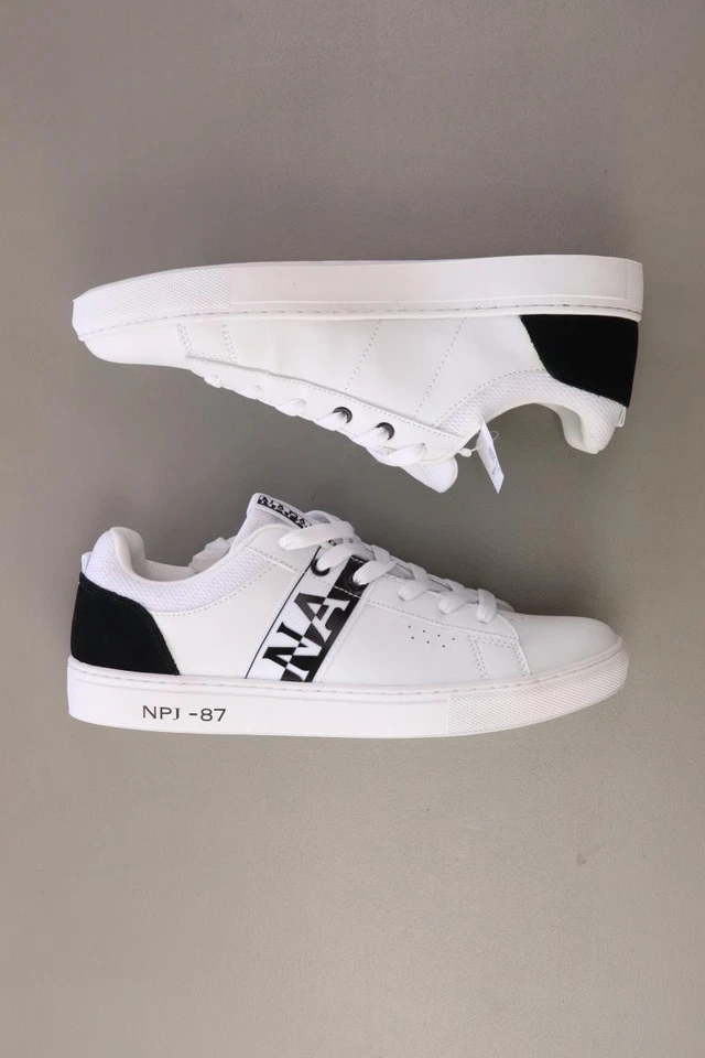 ✅ Napapijri Sneaker für Damen Gr. 39 neuwertig weiß aus Leder ✅ - Bild 2 von 4