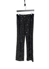 Dolce & Gabbana Vintage SS99 Black Wool Beaded Pants - Sz 44 IT - L