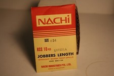 Nachi 501A Jobbers Length Twist Wire Drill #34 Drill 10-PACK 0545355 No. 34