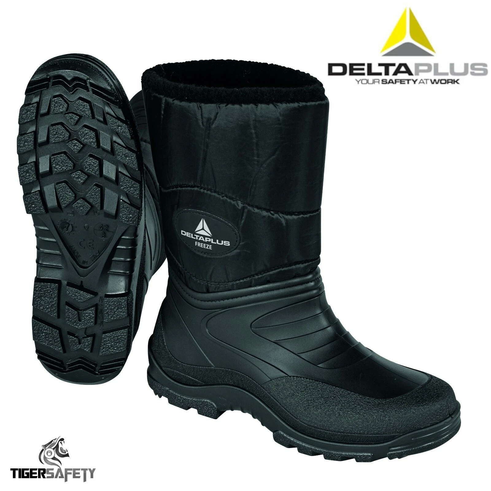 Delta Plus Freeze Black Thermal Lined Winter Snow Boots Mucker Boots Wellingtons
Opens in a new wind