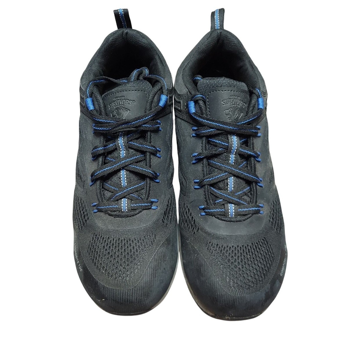 Herman Survivors Men's Black Cassle Composite Toe Work Shoes