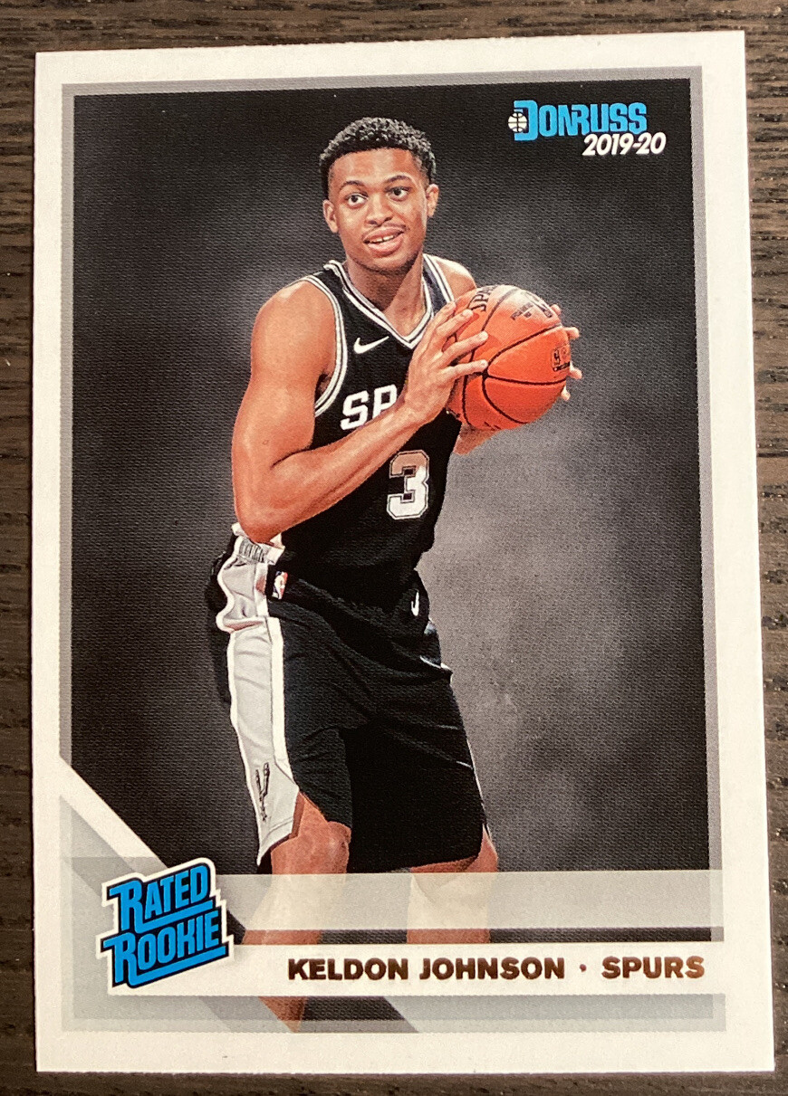 2019-20 Panini Donruss Keldon Johnson #227 Rated Rookie San Antonio Spurs! #1800