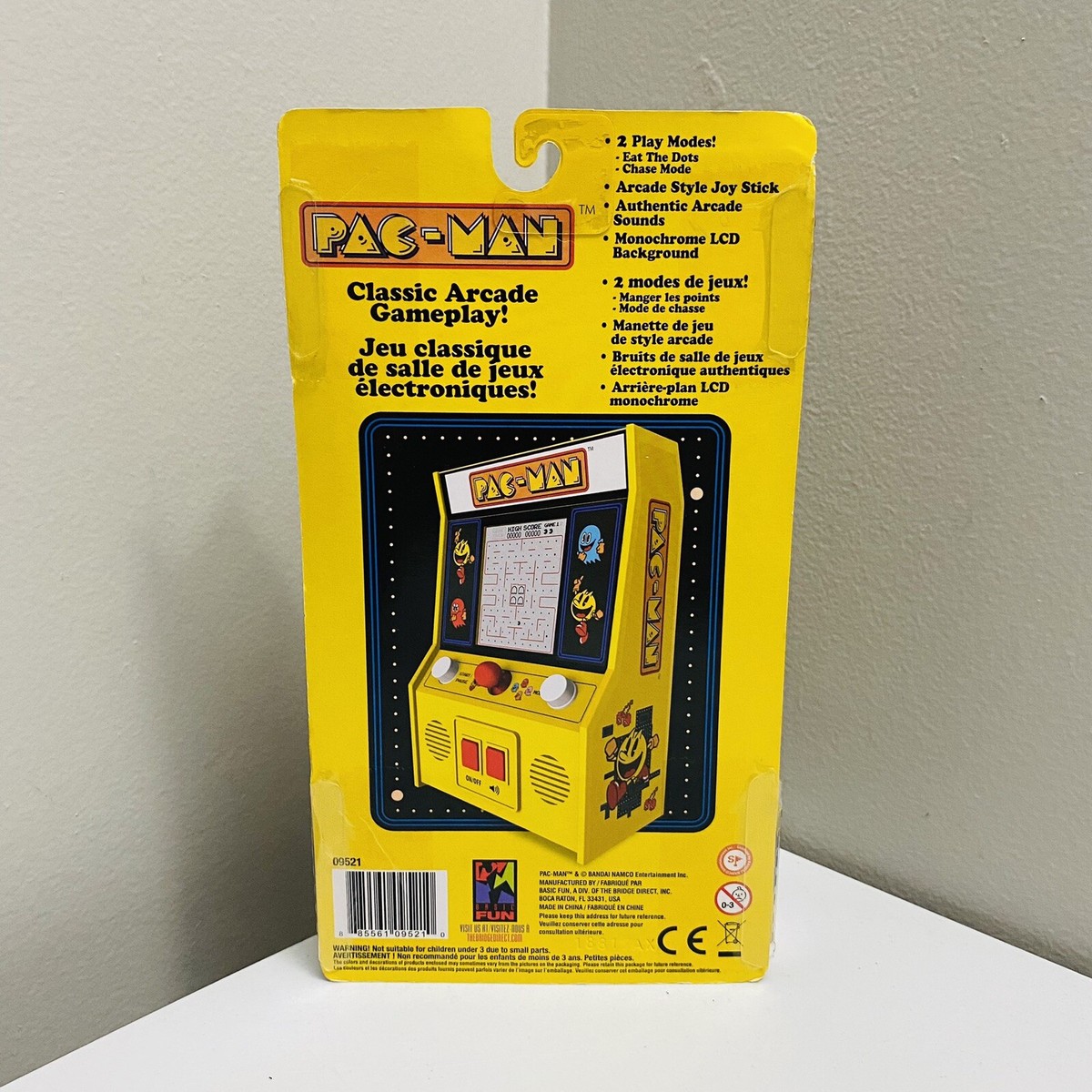 Pac-Man Mini Arcade Game Handheld Machine Vintage Nostalgia