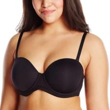 Wacoal 854119 Red Carpet Convertible Strapless Bra Roebuck Black New Size 34DD