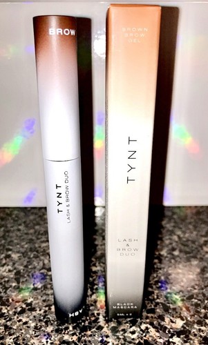 TYNT Beauty Lash & Brow Duo Brown Brow Gel & Black Mascara Duo $29 New In Box - Picture 2 of 2