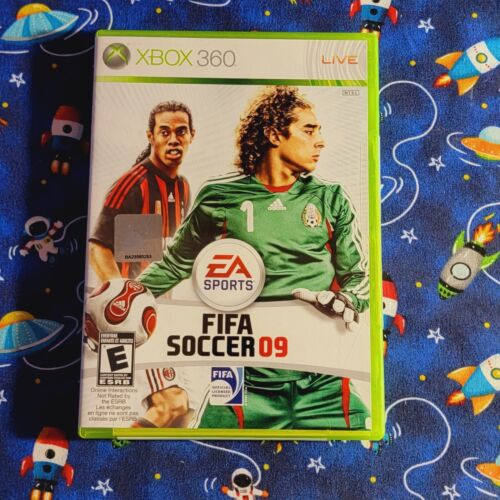 Fifa Soccer 2009 Xbox 360 EA Sports Incredibly RARE Cover Partially Sealed - Afbeelding 1 van 12