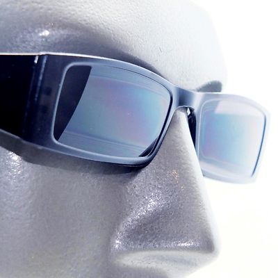 Sunglasses Reading Glasses Low Rise Rectangle Cool Black Frame +1.50 Lens Power