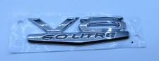 6.0 Litre V8 Holden Badge Emblem Genuine L76 L98 LS2 VZ VE WL SS Calais Caprice