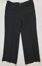 Armani Collezioni Pants Womens Size 10 Silk Blend Trousers Mid Rise Wide Leg