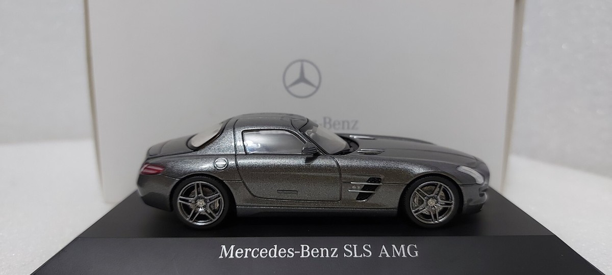 Mercedes-Benz SLS Coupe 6.3 AMG 2009 (C197) Imola Grey Met 1:43